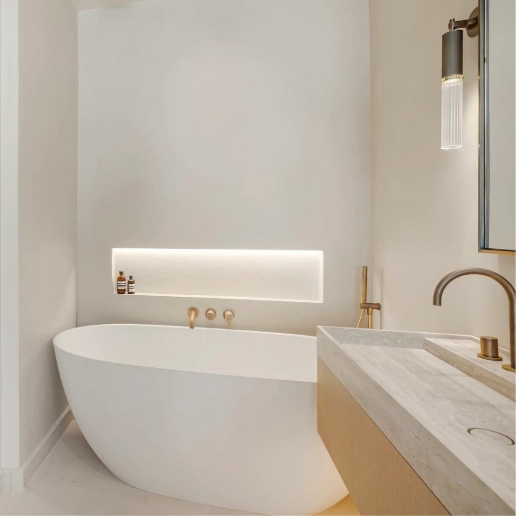 bespoke forcrete bathroom kensington london