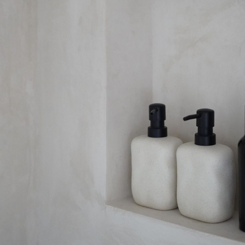 bespoke tadelakt wet room esher surrey