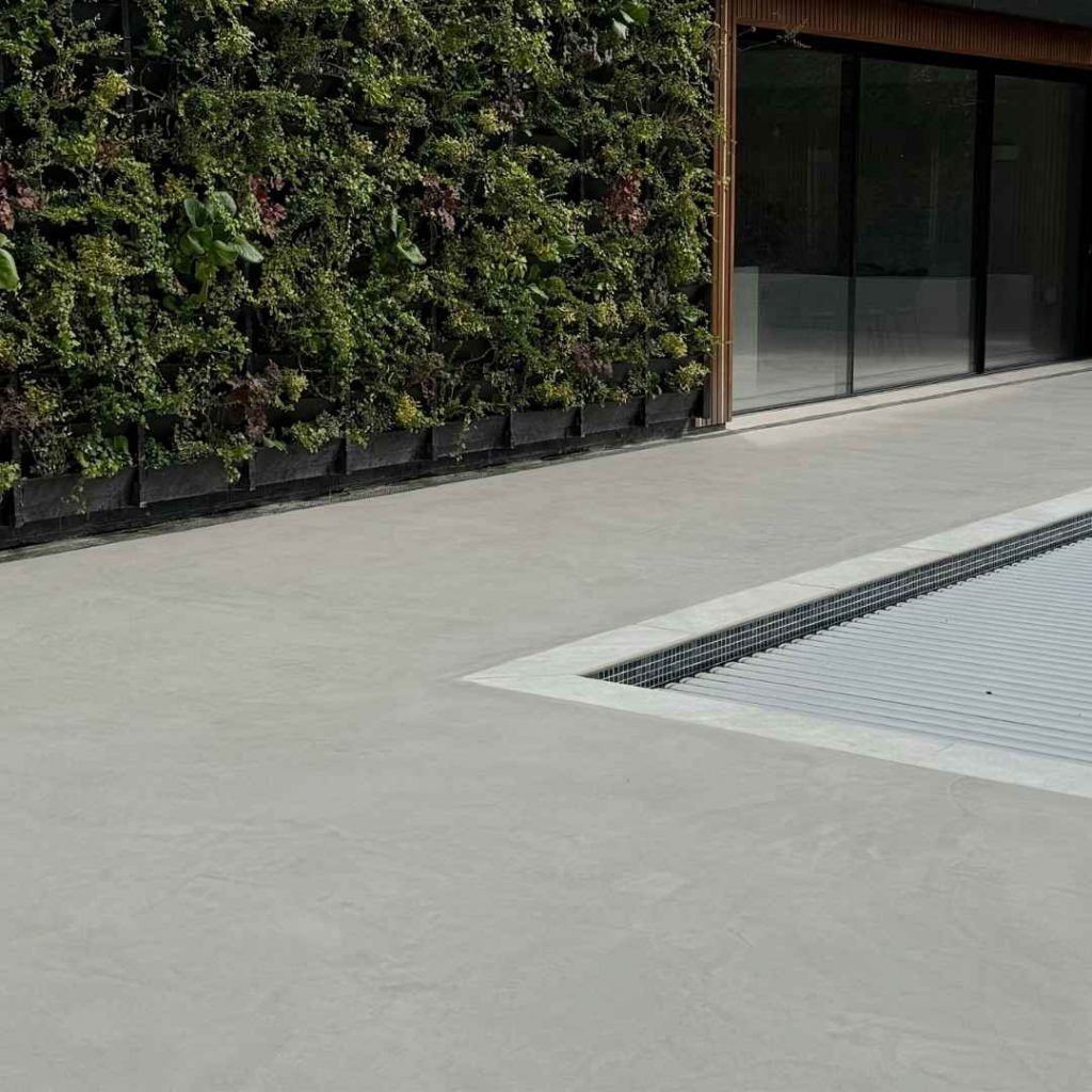 forcrete exterior pool surround luxury home