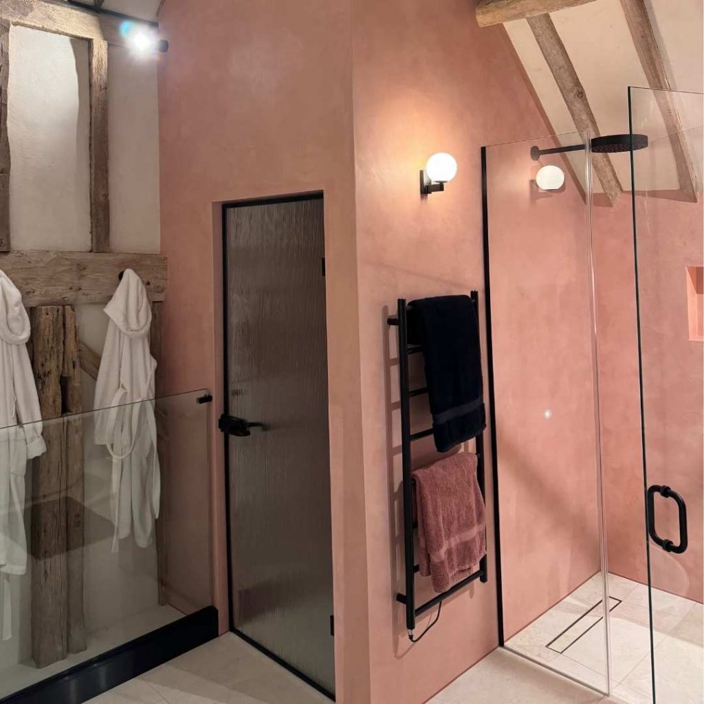 handcrafted tadelakt bathroom finish surrey