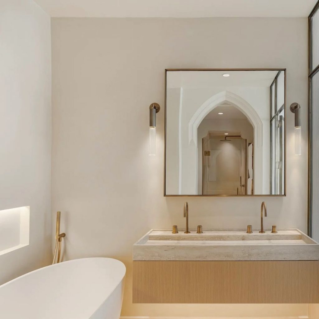 luxury forcrete bathroom kensington london