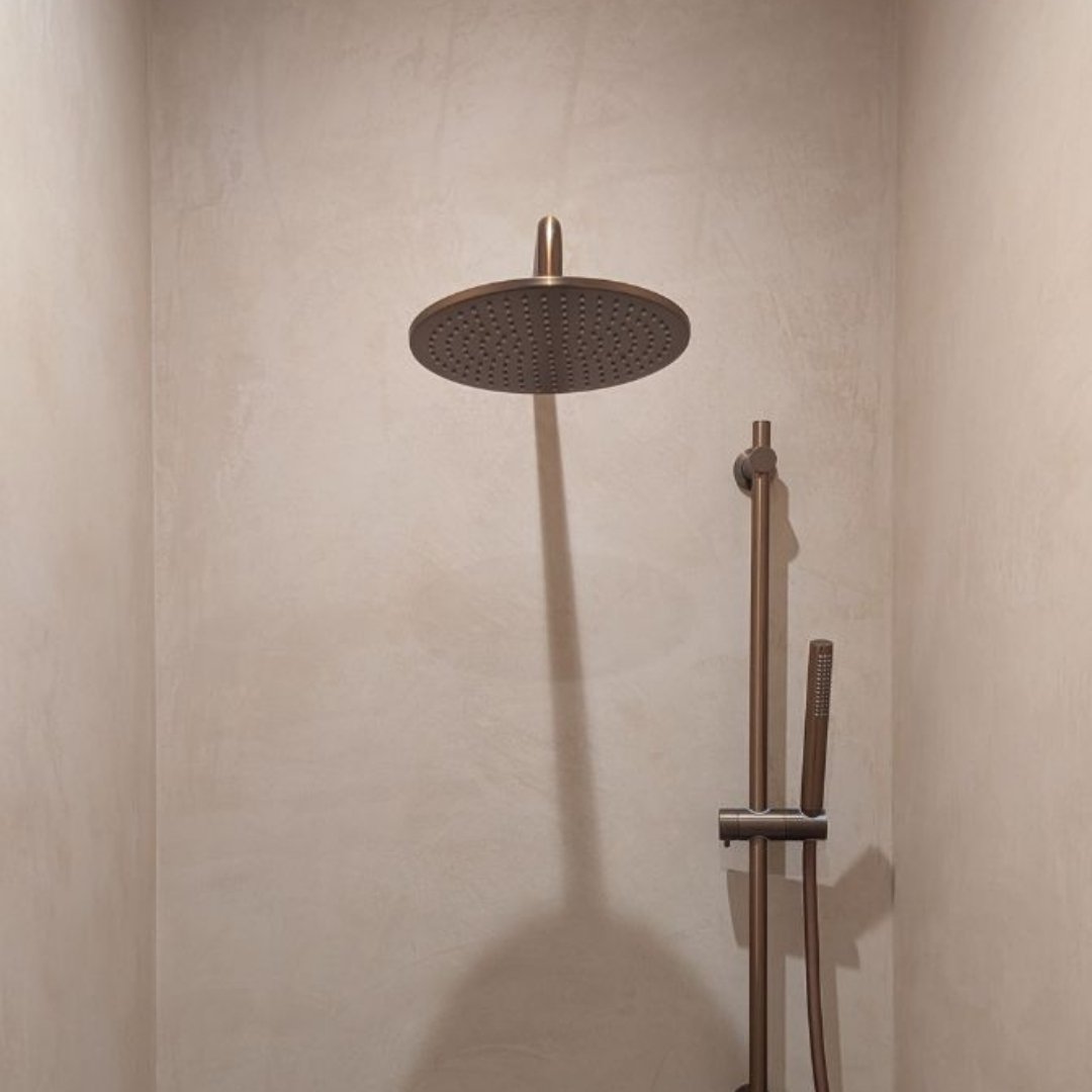 luxury tadelakt shower surrey london